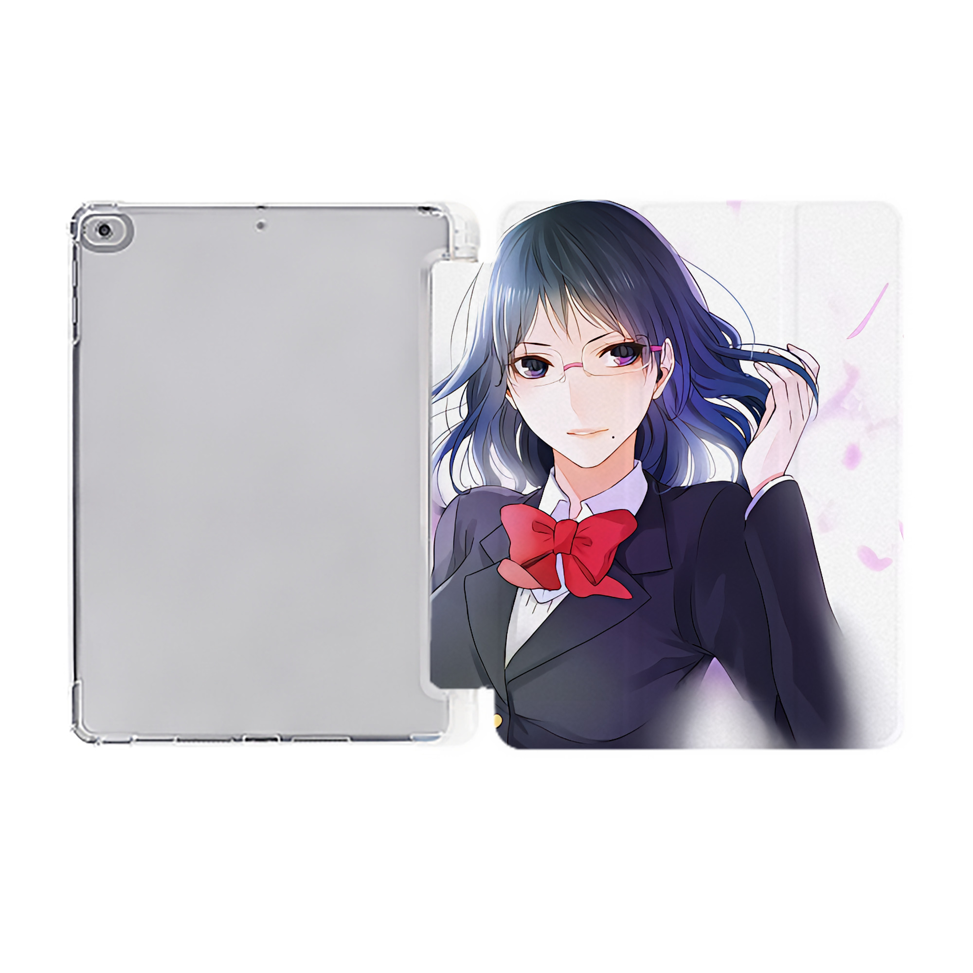 （画像用） ハイキュー!! Haikyu!! IPad ケース ペン収納付き 三つ折りスタンド PUレザー×シリコン 対応機種9.5/10.5/10.9インチ